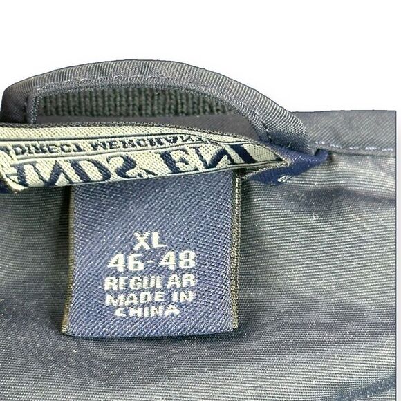 Lands End Golf Jacket Mens Size Extra Large XL Blue Crewneck Pullover - Picture 5 of 9